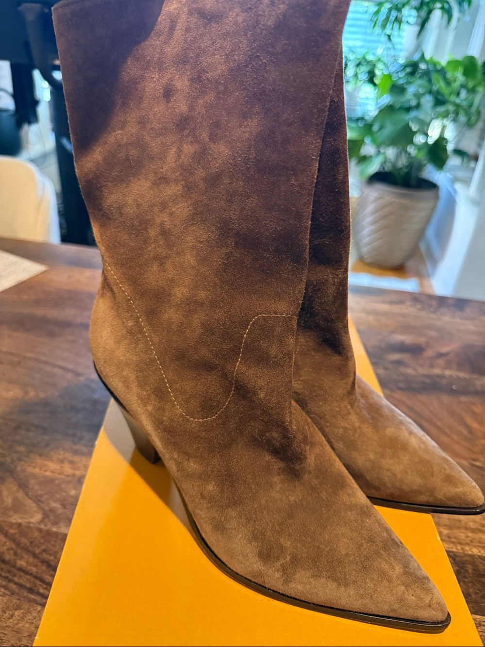 Paige Suede Western Boots - Picture 6 of 9